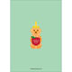 Mint Vertical Honey Bear Jewish New Year Cards Image 2 of 3
